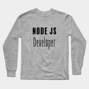 Node Js developer Long Sleeve T-Shirt